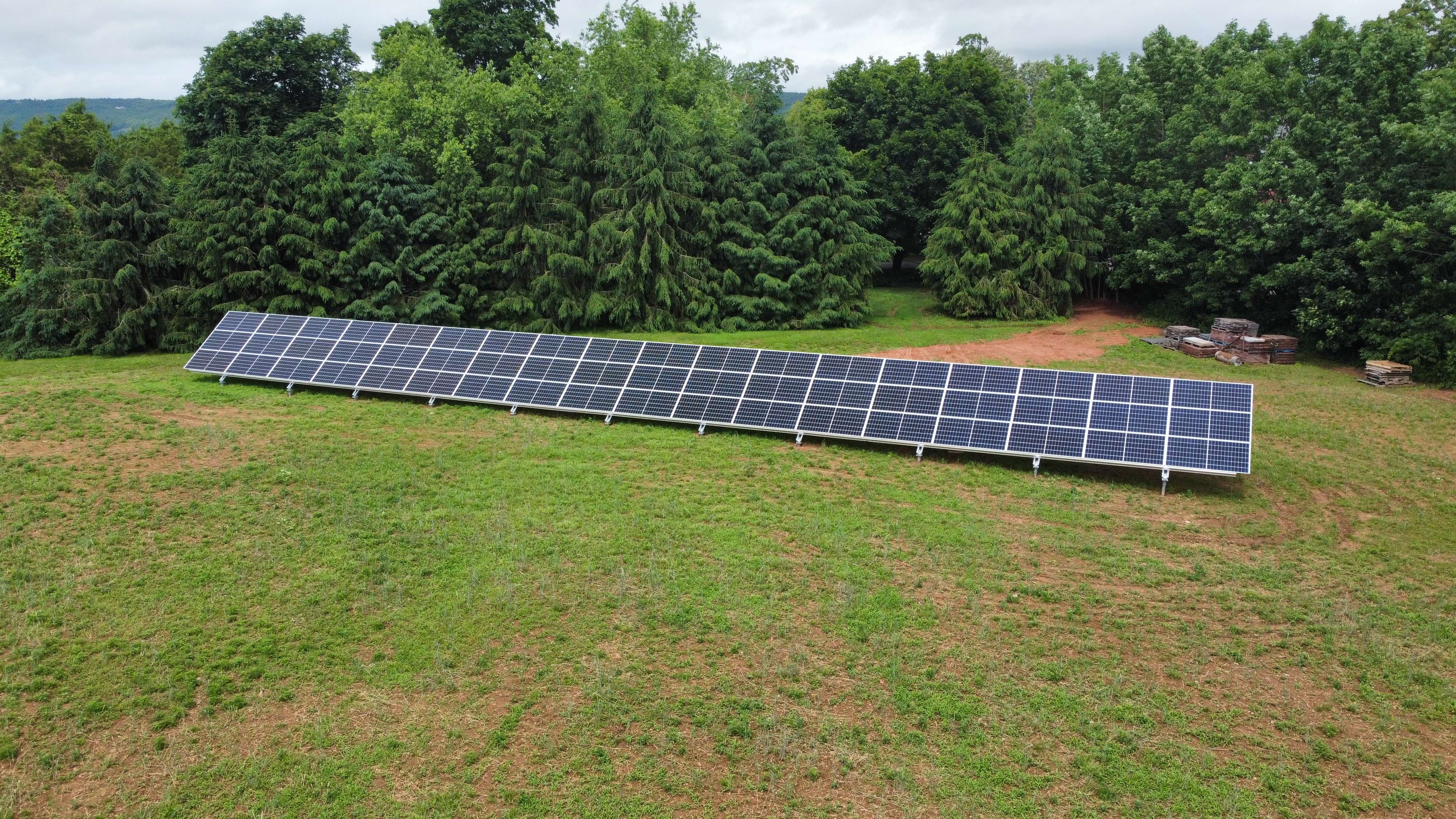 Solar panel installation